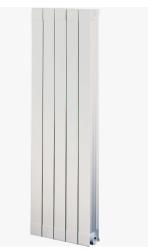 Радиатор Global Oscar 2000/5 алюминиевый, боковое подключение, для отопления квартиры, дома, водяные, мощность 2530 Вт, настенный, цвет белый