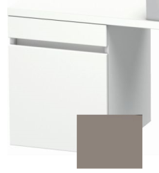 Тумба/шкафчик для консоли/столешницы Duravit DuraStyle под раковину 40х54,8х51,2 см, подвесная, ДСП, цвет: белый матовый/базальт, 1 выдвижной ящик, прямоугольная