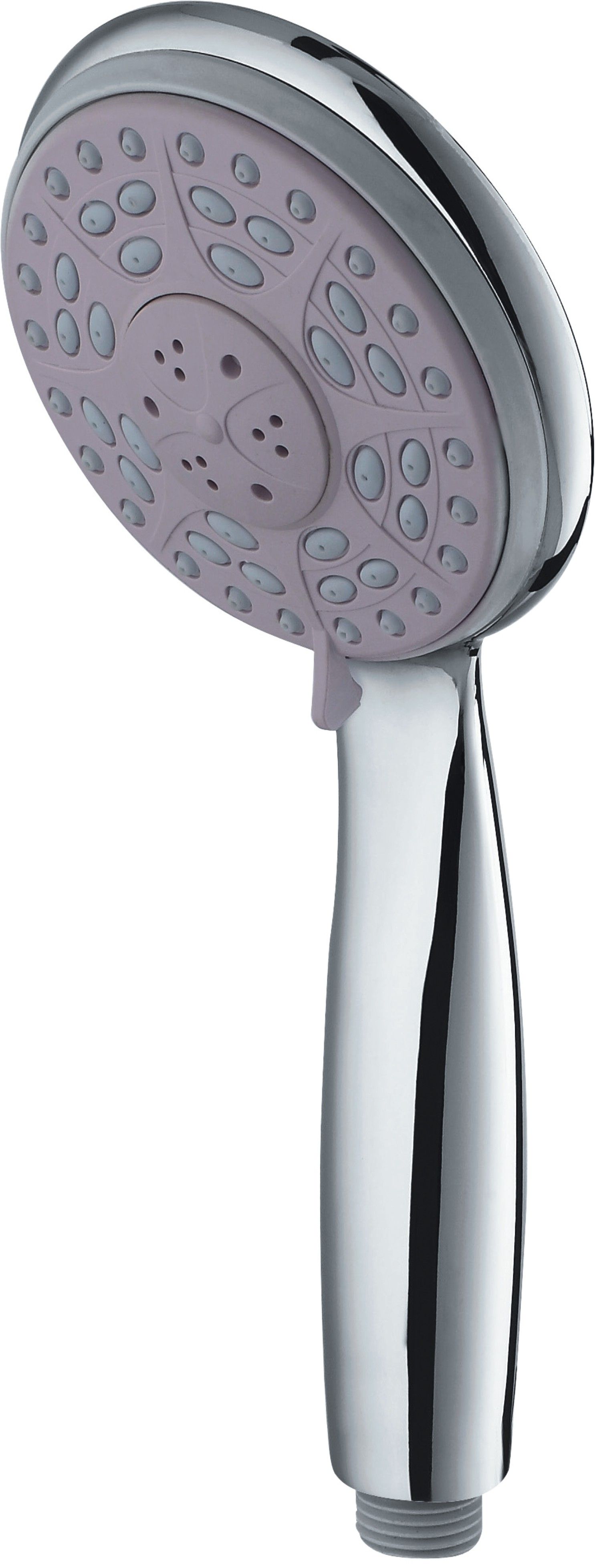 Лейка душевая HAIBA настенная, круглая, с 3 режимами, регулируемая, хромированная/пластмассовая, ручная, для душа/ванной