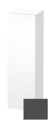 Пенал Duravit DuraStyle, 40x36x180 см, подвесной, (правый), с дверцей, с полкой, со стеклянными полками, цвет: графит/белый матовый, в ванную комнату