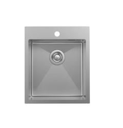 Мойка IDDIS Haze 510х430х200 мм толщина 1 мм нержавеющая сталь, прямоугольная, цвет сталь, сатин, с отверстием под смеситель, слив-перелив, врезная в столещницу, для кухни HAZ43S0i77 Мойка IDDIS Haze 510х430х200 мм толщина 1 мм нержавеющая сталь, прямоугольная, цвет сталь, сатин, с отверстием под смеситель, слив-перелив, врезная в столещницу, для кухни HAZ43S0i77
