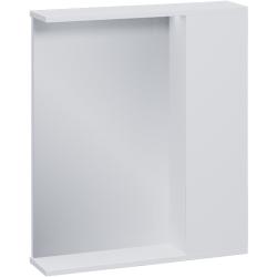 Зеркальный шкаф Volna Lake 60, 60х14,6х70 см, подвесной, с LED/ЛЕД-подсветкой, цвет белый, зеркало, 1 распашная дверца, прямоугольный, правый, правосторонний