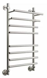 Полотенцесушитель Двин F Primo 80/40, водяной (1"-3/4"-1/2" К1  Полированный), универсальное подключение, нержавеющая сталь, настенный, форма лесенка, цвет хром, к отоплению и ГВС, для отопления, обогрева в ванной