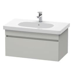 Тумба под раковину для консоли/столешницы Duravit DuraStyle 80х55х50 см, подвесная, ДСП, цвет: бетонно-серый, 1 выдвижной ящик, прямоугольная