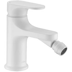 Смеситель для биде Boheme Spectre, однорычажный, неповоротный, керамический, длина излива 136 мм, латунь, цвет белый матовый