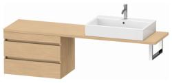 Тумба/шкафчик для консоли/столешницы Duravit DuraStyle под раковину 70х47,8х51,2 см, подвесная, ДСП, цвет: натуральный дуб, 2 выдвижных ящика, прямоугольная