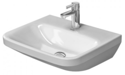 Раковина DURAVIT DuraStyle 55х44х17 см, подвесная, медицинская, прямоугольная, санфарфор, цвет белый, 1 отверстие под смеситель, без перелива