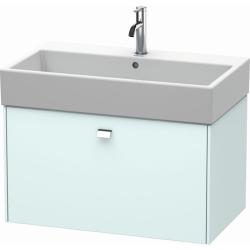 Тумба/шкафчик для консоли/столешницы Duravit Brioso под раковину 72х55х44,2 см, подвесная, ДСП, цвет: светло-голубой/хром, 1 выдвижной ящик, прямоугольная