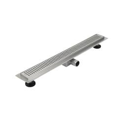 Водоотводящий желоб (Трап) IDDIS Level 700 мм, с перфорированной решеткой, цвет хром, горизонтальный выпуск, комбинированный затвор, выпуск 40/50 мм 975A7SB10DZ