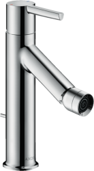 Смеситель для биде Axor Starck однорычажный, керамический, фиксированный излив, длина 10,4 см, латунь, цвет хром, без шланга/лейки, с донным клапаном