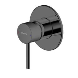 Смеситель для душа Bravat Arc, встраиваемый, однорычажный, без излива, керамический, латунь, цвет черный