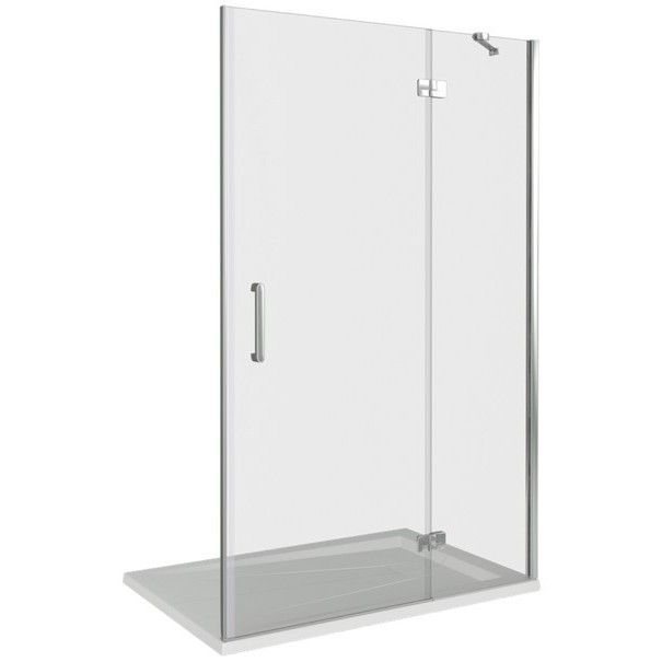 Душевое ограждение BAS Good Door Saturn WTW-110-C-CH-R правое 1100х1850 прозрачное стекло