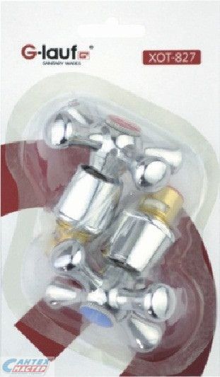 Комплект кран-букса G-lauf 1/2 керамическая с маховиком XOT-827
