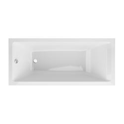 Ванна Am.Pm Gem 170х75 акриловая, цвет белая, (без гидромассажа, рамы, сифона, фронтальной панели) прямоугольная, левосторонняя/правосторонняя