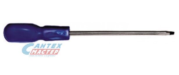 Отвертка Fit "Модерн" CrV 3х75 мм шлиц синяя (54555)