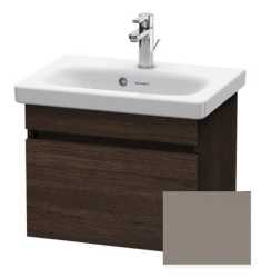 Тумба/шкафчик для консоли/столешницы Duravit DuraStyle под раковину 40х47,8х51,2 см, подвесная, ДСП, цвет: орех темный/базальт, 1 выдвижной ящик, прямоугольная