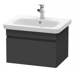 Тумба/шкафчик для консоли/столешницы Duravit DuraStyle под раковину 40х54,8х51,2 см, подвесная, ДСП, цвет: графит матовый, 1 выдвижной ящик, прямоугольная