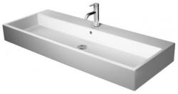 Раковина DURAVIT Vero Air, 120х47х16,5 см, подвесная, прямоугольная, санфарфор, цвет белый, 1 отверстие под смеситель, без перелива