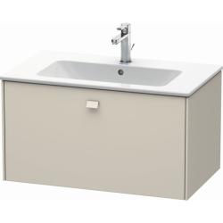 Тумба/шкафчик для консоли/столешницы Duravit Brioso под раковину 82х55х44,2 см, подвесная, ДСП, цвет: серо-коричневый, 1 выдвижной ящик, прямоугольная