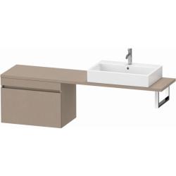 Тумба/шкафчик для консоли/столешницы Duravit DuraStyle под раковину 70х47,8х51,2 см, подвесная, ДСП, цвет: лен, 1 выдвижной ящик, прямоугольная