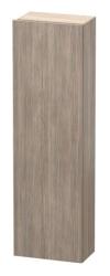 Пенал Duravit DuraStyle, 40x24x180 см, подвесной, (правый), с дверцей, с полкой, со стеклянными полками, цвет: сосна серебристая/базальт, в ванную комнату