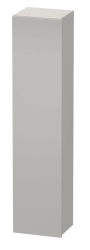 Пенал Duravit DuraStyle, 40x36x180 см, подвесной, (левый), с дверцей, с полкой, со стеклянными полками, цвет: бетонно-серый, в ванную комнату