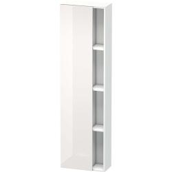 Пенал Duravit DuraStyle, 50x24x180 см, подвесной, (левый), с дверцей, с закрытыми/открытыми полками, цвет: белый глянец/белый матовый, в ванную комнату