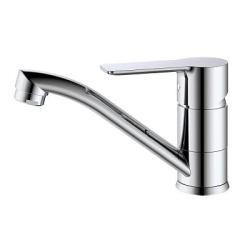 Смеситель для кухни/мойки Splenka S06.45 однорычажный, поворотный, латунь, длина излива 146 мм, высота излива 80 мм цвет хром