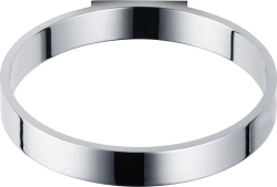 Полотенцедержатель Keuco Edition 300, одинарный, кольцо, 200 мм настенный, материал: латунь, для полотенец в ванную/туалет/душевую кабину, цвет хром