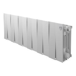Радиатор отопления Royal Thermo PianoForte 200 Bianco Traffico VDR (12 секций) биметаллический, нижнее, правое подключение, для квартиры, дома, водяные, мощность 1284 Вт, настенный, белый