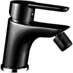 Смеситель для биде Webert Sax Evolution, для унитаза/биде, однорычажный, неповоротный, длина 56 мм, латунь, цвет черный