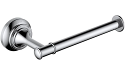 Держатель для туалетной бумаги Aquatek Классик без крышки, цвет хром, настенный, латунь, форма округлая, для туалета/ванной