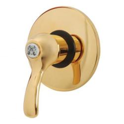 Смеситель для душа Migliore Lem, скрытого монтажа, однорычажный, без излива, керамический, латунь, встариваемый, цвет золото