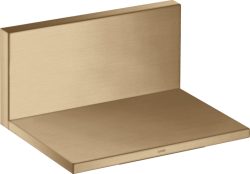 Излив на ванну Axor ShowerCollection 240/120, G 3/4 с ливневым потоком, скрытого монтажа, настенный, латунь, цвет: шлифованная бронза, прямоугольный, размер излива 24х12 см, встраиваемый/встроенный