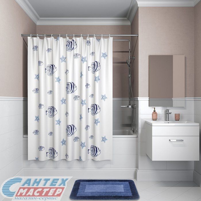 Шторка Iddis для ванной комнаты Basic 200х180 B47P218i11