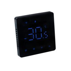 Хронотермостат комнатный VALTEC с подключением к Wi-Fi для электрического теплого пола 220 В (черный) (Валтек) VT.AC608.B.0