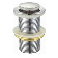 Донный клапан Raglo R600.04, без перелива, цвет хром, click/clack, латунь, для раковины/умывальника 