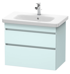 Тумба под раковину для консоли/столешницы Duravit DuraStyle 90х47,8х51,2 см, подвесная, ДСП, цвет: светло-голубой, 2 выдвижных ящика, прямоугольная