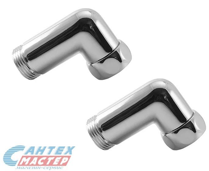 Соединение угловое 3/4х1/2" в/н Luxon для полотенцесушителя (пара) LUX-741SCH0504