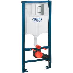 Инсталляция Grohe Rapid SL в сборе для подвесного унитаза с кнопкой Skate Cosmopolitan 38811000