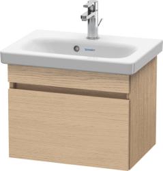Тумба/шкафчик для консоли/столешницы Duravit DuraStyle под раковину 60х54,8х51,2 см, подвесная, ДСП, цвет: натуральный дуб, 1 выдвижной ящик, прямоугольная