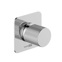 Смеситель для душа WasserKRAFT Mosel, однорычажный, встраиваемый, керамический, без излива, без душевого комплекта, латунь, цвет хром