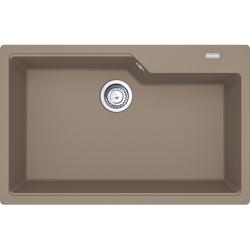 Мойка кухонная Franke URBAN UBG 610-78, 78х50 см, врезная, искусственный гранит (Fragranite+), прямоугольная, цвет миндаль, без отверстия под смеситель, без крыла