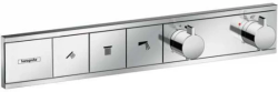 Смеситель для душа Hansgrohe RainSelect термостатический, скрытого монтажа, настенный, без излива/шланга/лейки, латунь, цвет хром