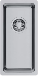 Мойка кухонная Omoikiri Tadzava 22-U/I-IN ULTRA 15, 44х20 см, врезная, из нержавеющей стали, прямоугольная, цвет нержавеющая сталь, без отверстия под смеситель, без крыла, без слив-перелива, врезная под столещницу, для кухни