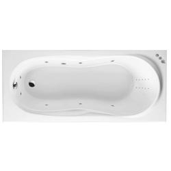 Ванна Excellent Sekwana SMART NANO, 170х75 см, акриловая, цвет- белый/хром, (с гидромассажем), с каркасом, прямоугольная, правосторонняя/левосторонняя, правая/левая, универсальная, приставная/встраиваемая