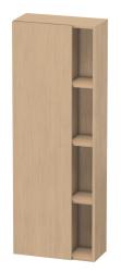 Пенал Duravit DuraStyle, 50x24x140 см, подвесной, (левый), с дверцей, с закрытыми/открытыми полками, цвет: натуральный дуб, в ванную комнату