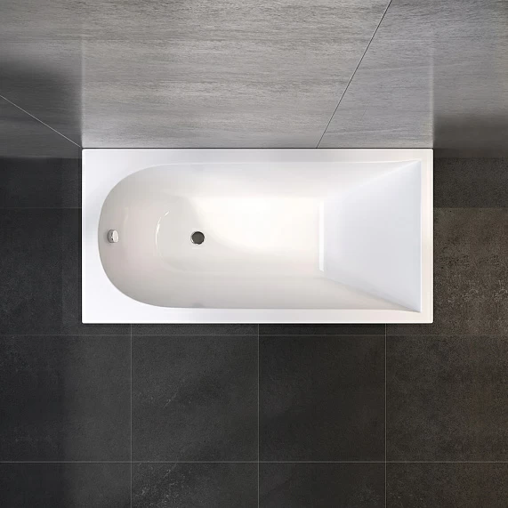 Ванна Am.Pm Spirit 150х70 акриловая, цвет белый глянцевый, (без гидромассажа, рамы, сифона, фронтальной панели) прямоугольная, левосторонняя/правосторонняя