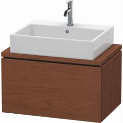 Тумба под раковину для консоли/столешницы Duravit L-Cube 72х47,7х40 см, подвесная, ДСП, цвет: орех американский, 1 выдвижной ящик, прямоугольная