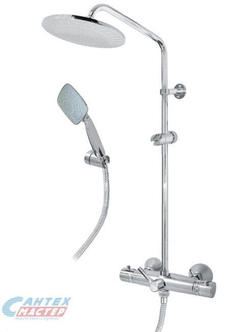 Душевая система Варион Каскад с жёсткой стойкой с термост. смесителем 1080875